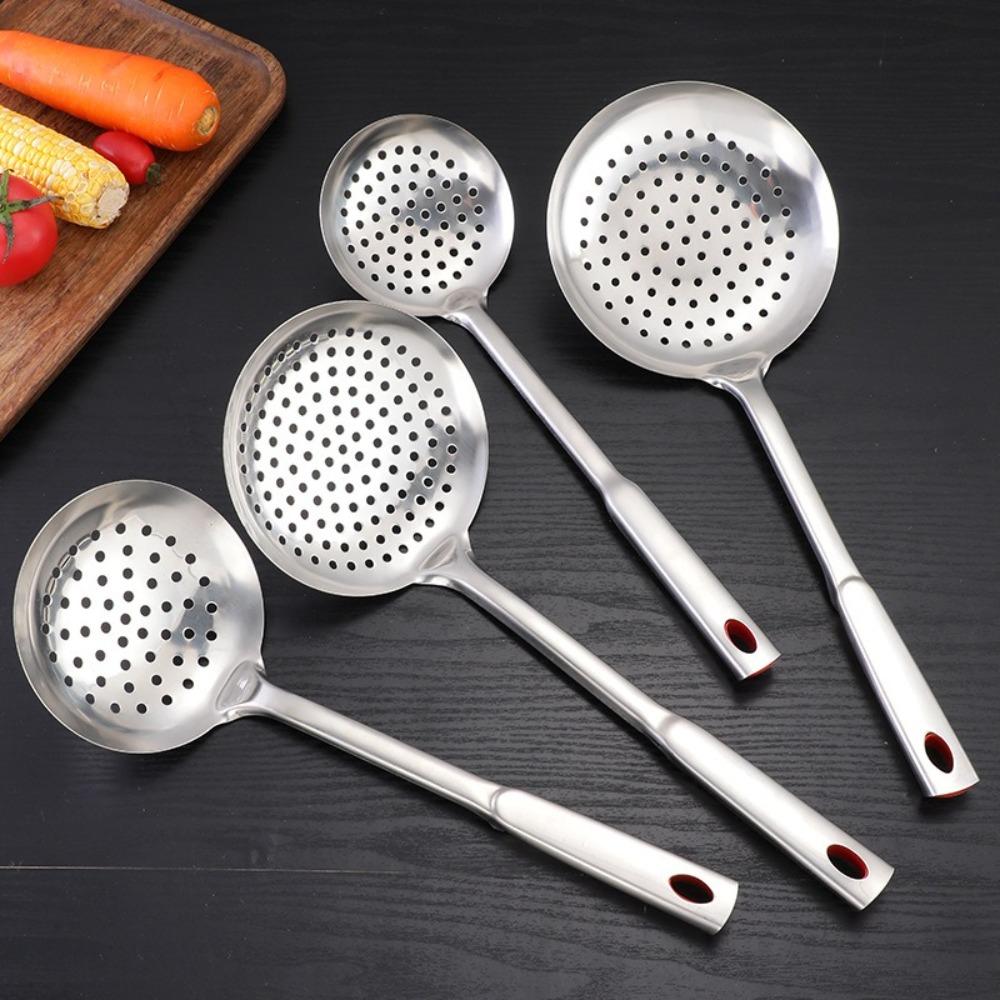 Multifunctional Stainless Steel Colander Thickened Oil Filter Skimmer Cooking Tools  Restaurant
