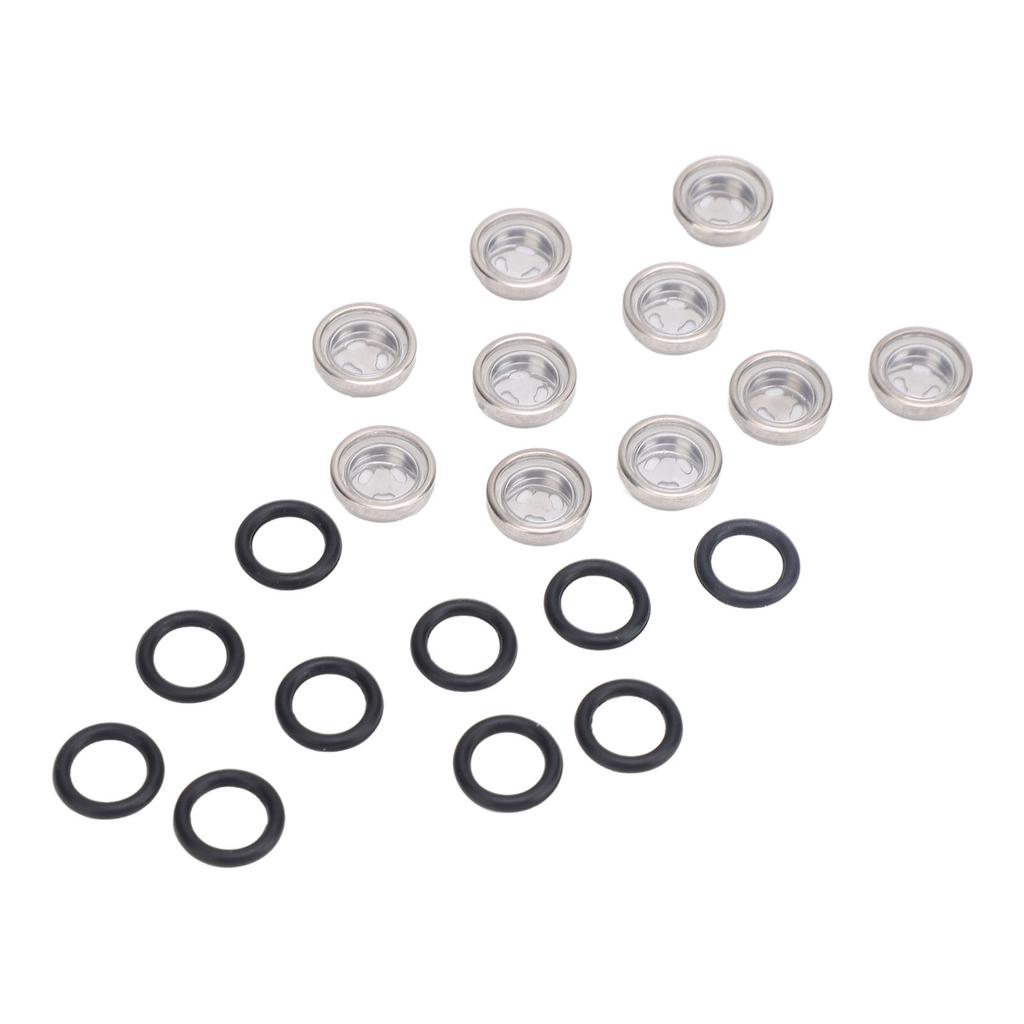 10pcs Brake Master Cylinder Sight Glass with O Ring Motorcycle Brake Master Cylinder Window for Motorcycle ATV