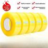 4.5CM×60M High Viscosity Clear Packing Tape - Strong Adhesive for Box Carton Sealing, DIY Mounting & Fixing