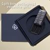 Edc Fidget Toy Metal Rotation Fidget Slider - Magnetic Push Toy For Stress Relief & Adhd Focus - Fingertip Spinner Gift