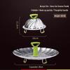 Stainless Steel Foldable Steamer Basket for Vegetables and Bread Cooking
