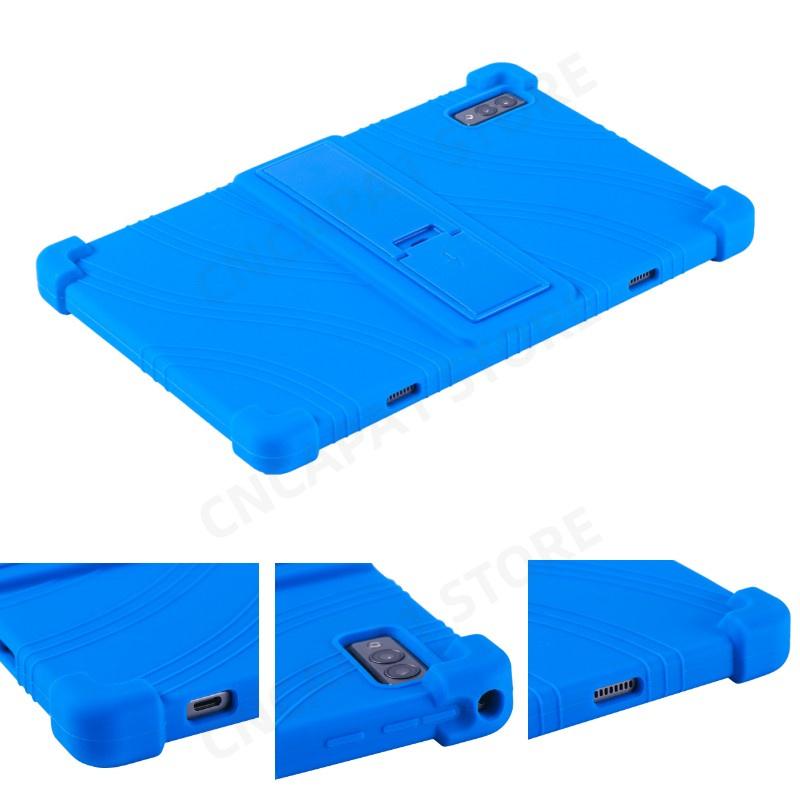 4 verdickte Ecken, weiche Silikonhülle mit Ständer für Blackview Tab 11 SE Hülle 10,36 Zoll; Tablet PC stoßfest Funda Kids Safety