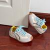Children's moral training shoes 2025 spring new boys' sports shoes flat and light girls' board shoes Forrest Gump shoes
