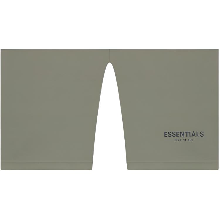 Fear of God Essentials Athletic Biker Shorts Unisex Bottoms Charcoal Grey FOG-SS21-572