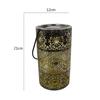 Solar Powered Retro Hanging Lantern LED Hollow Hanging Lights 120mAh Aesthetic Projection Lamp for Patio Yard Backyard