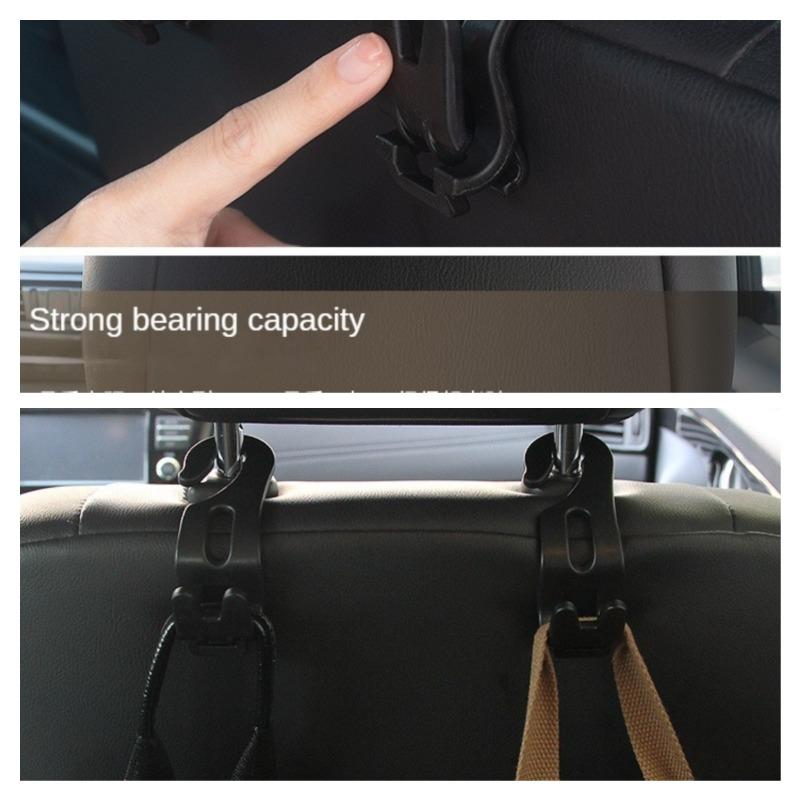 Nápady na skládací úložné prostory Hák do auta 10kg Nosný hák na zadní sedadlo auta Doplňky interiéru auta