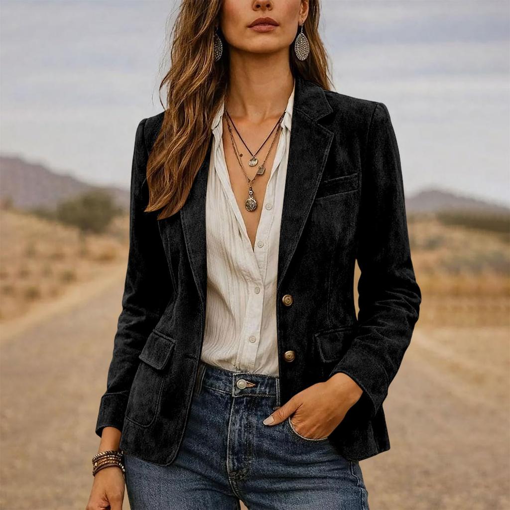 Zweiknopf-Slim-Fit für Damen für Business Casual