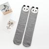 Girls' Cute Cartoon Cotton Knee-High Socks - Japanese Style for Spring & Autumn