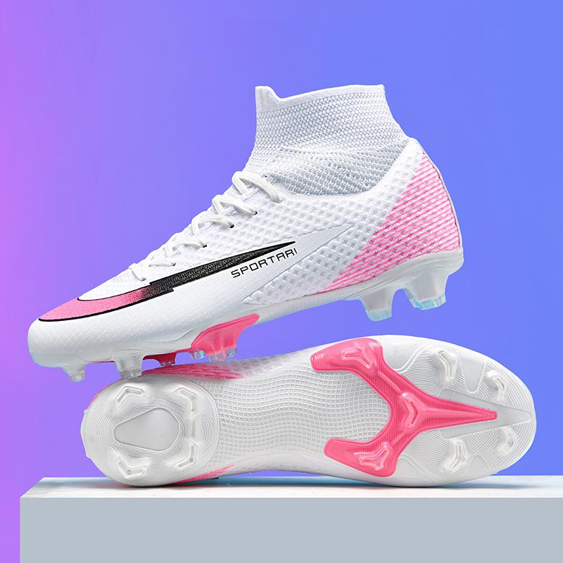 Adults Children Outdoor Turf Sports Training Games Football Shoes Men's and Women's Long Broken Nails
