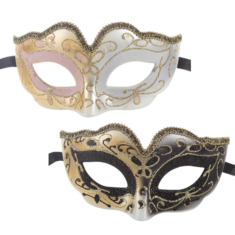 

[ideastore] mask venetian mask ball cosplay dance costume disguise set of 2