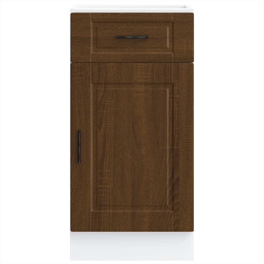 Vidaxl Kitchen Base Cabinet, Porto, Brown Oak