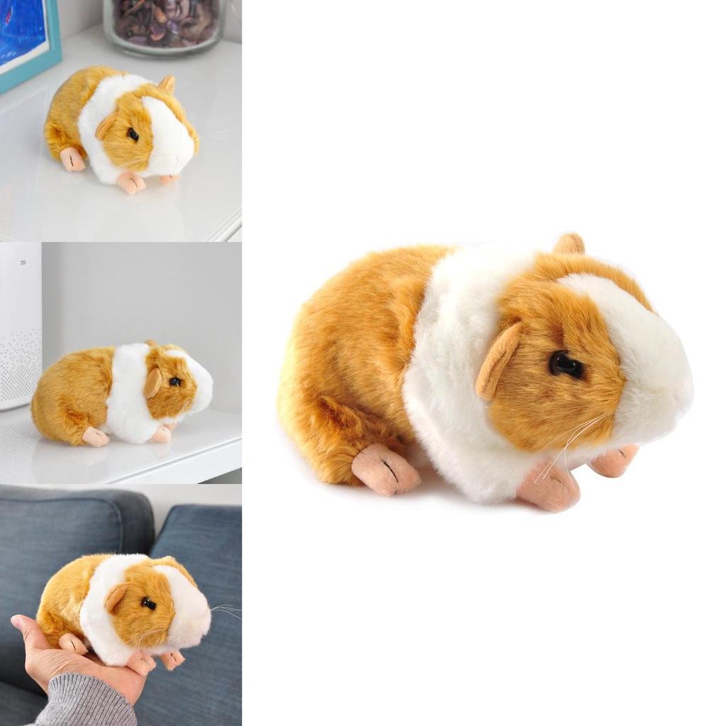 Lifelike Orange Guinea Pig Plush Toy For Children's Collection Gifts