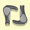 2 Pieces Bike Grips with Bar Ends ShockAbsorbing Handlebar NonSlip Grip for