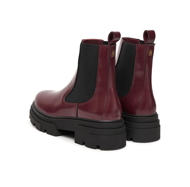 Shiny Chelsea Boots Tommy Hilfiger FW0FW09042, Brown