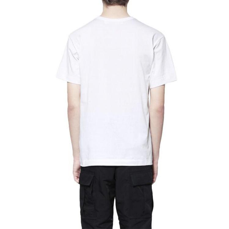 Comme des Garçons PLAY COMME Des GARCONS PLAY Black Heart T-Shirt 'White' Men's AZ-T070-051-1
