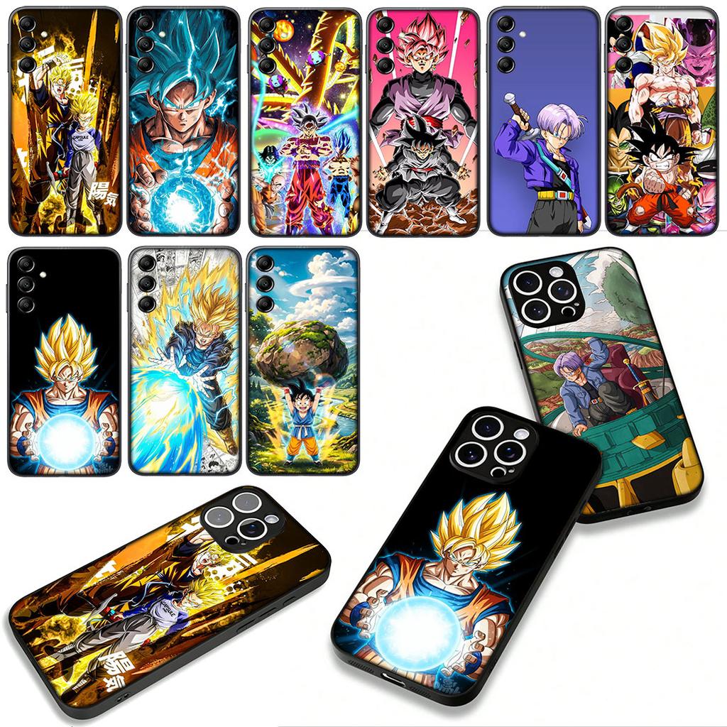 for Samsung Galaxy S25 S24 S22 S23 FE Ultra Plus A56 A05 A06 A15 A16 A55 S7 Edge Cover Case Dragon Gokus Torankusu Ball Trunks