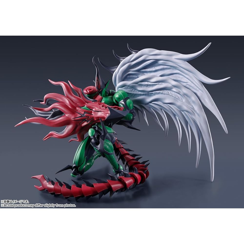 TAMASHII NATIONS S.H. MonsterArts E-Hero Flame Wingman 190mm PVC ABS Painted Action Figure