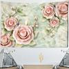 Creative Flowers Tapestry Nature Plant Floral Tapestry Wall Hanging Cloth Tapestries Home Bedroom Living Room Decor Tapestries