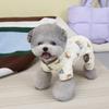 Small Dog Pet Clothing Dog Clothes Cat Autumn and Winter Warm Teddy Pomeranian Bichon 25 Cotton Yarn Four-leg Home Clothes