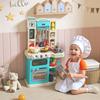 Children's Kitchen Playset, 92-Piece, with Lights, Sounds, and Water Features, Ages 3-6, Green