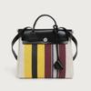 New Autumn and Winter Fashion Women's Handbag, Niche High-end Waterproof Canvas Crossbody Bag with Button Closure and Flap Design, Kelly Bag