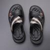 Fashion Men's Sandals Men New Dermis Sandals Quick-drying Comfortable Beach Shoes Gent Summer Fashion Non-slip Slippers Suitable for Me