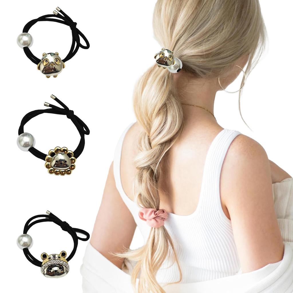 Hairband Cute Penguin Hair Accessories Internet Celebrity Simple Hair Rope Rubber Band Small Fresh Girl Hair Accessories Hair Rope