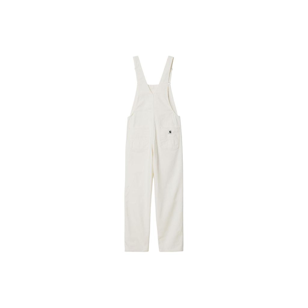 Carhartt WIP Ss24 Womens Bib Overall Straight Women Overalls White I032965-D6-02