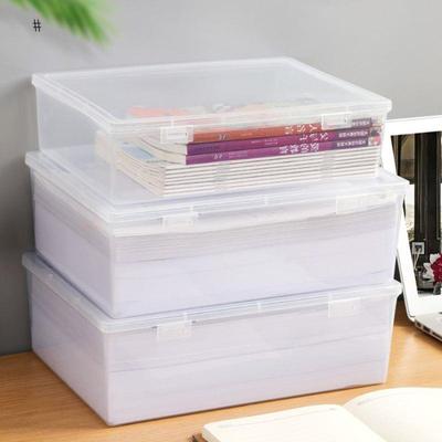A4 Papier Schreibtisch Aufbewahrungsbox Stifte Aufbewahrungsbox Große Kapazität Transparente Schreibwaren Aufbewahrungsbox Dokumenten Organisierbox