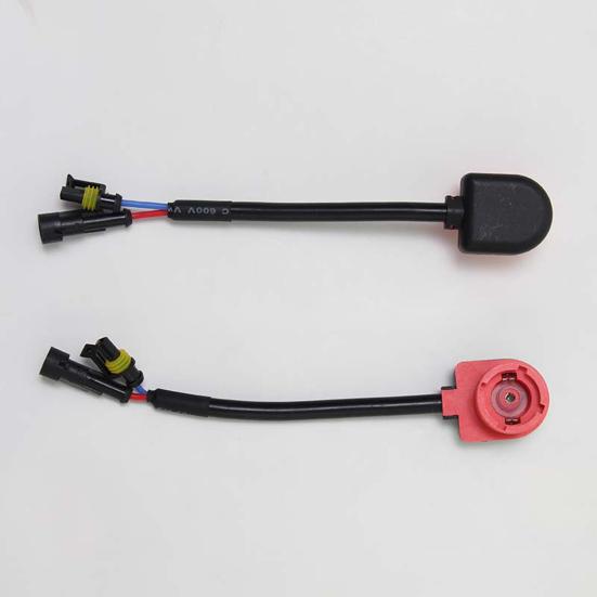 Lamp Adapter Reliable Plug and Play Metal Xenon Bulb Adapter Harness for D2R/D2S/D4R/D4S