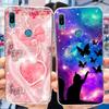 For Huawei Y6 2019 Case Y6 Prime 2019 Fashion Painted Cover Clear Silicone Phone Case For Huawei Y6s 2019 Y6 Pro 2019 Soft Shell