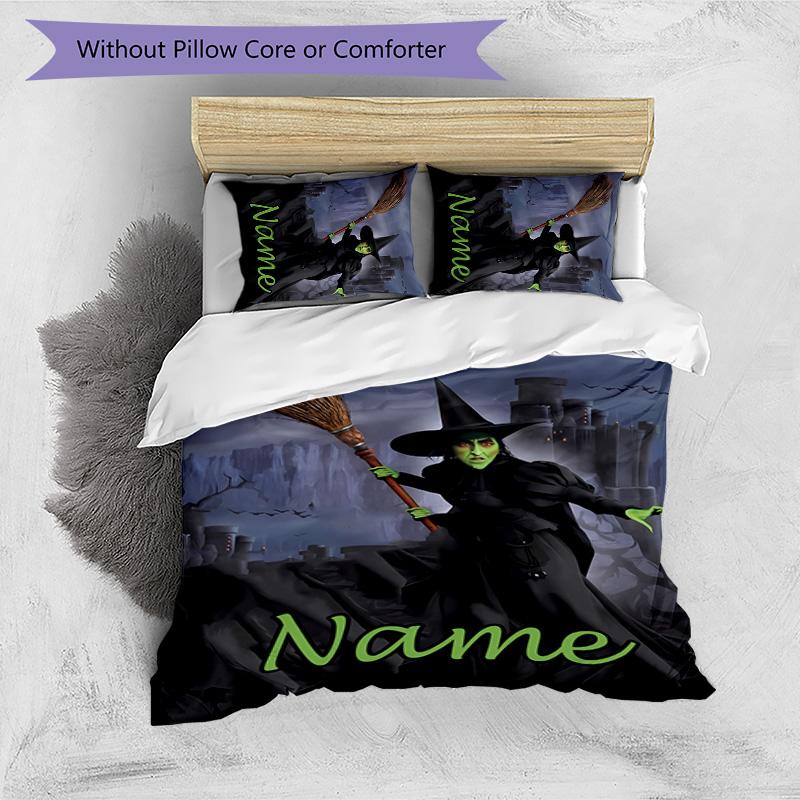 3pcs The Wizard of Oz3 Cover Set - Personalized Name, HD Printed Bedding with 1 Cover and 2 Pillowcases - Perfect for Home Decor, Easy Care