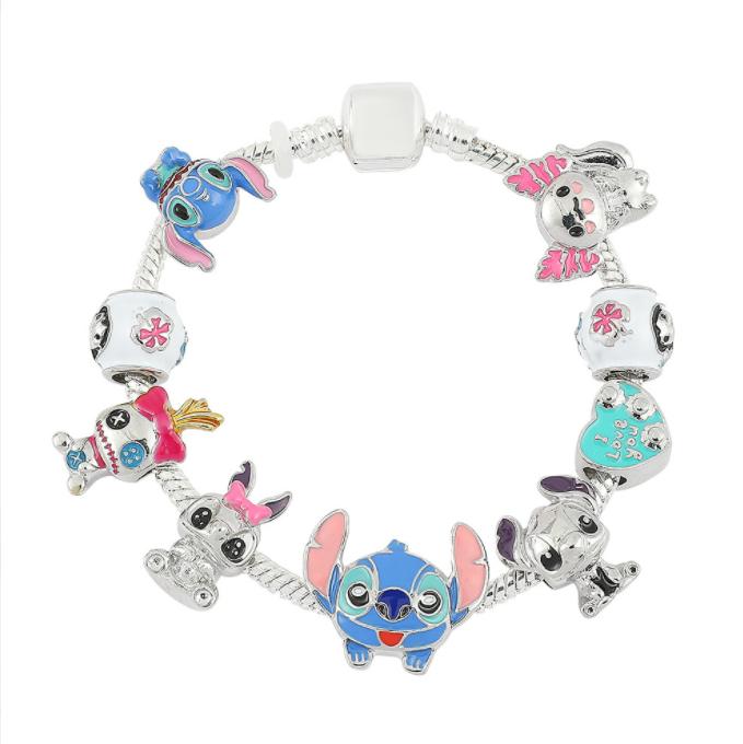 Kids Cartoon Charms Bracelet Large Hole Charm Bracelet Gift for Kids