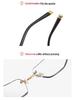 Rimless Photochromic Multifocal Reading Glasses for Near & Far with Smart Zoom