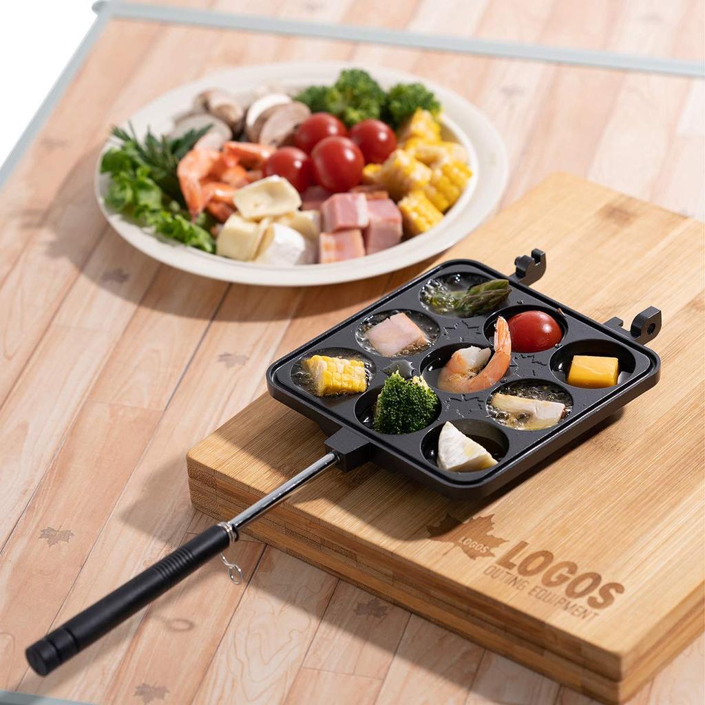 LOGOS Takoyaki Ball Maker 81062244 Black Width x Depth 14 x Height 5 cm (Approx.) 35.5