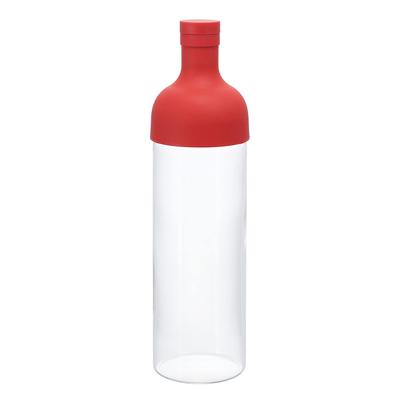 Filter-in Bottle Boiling WaterDishwasher Safe 750ml Red Made In Japan FIB-75-R