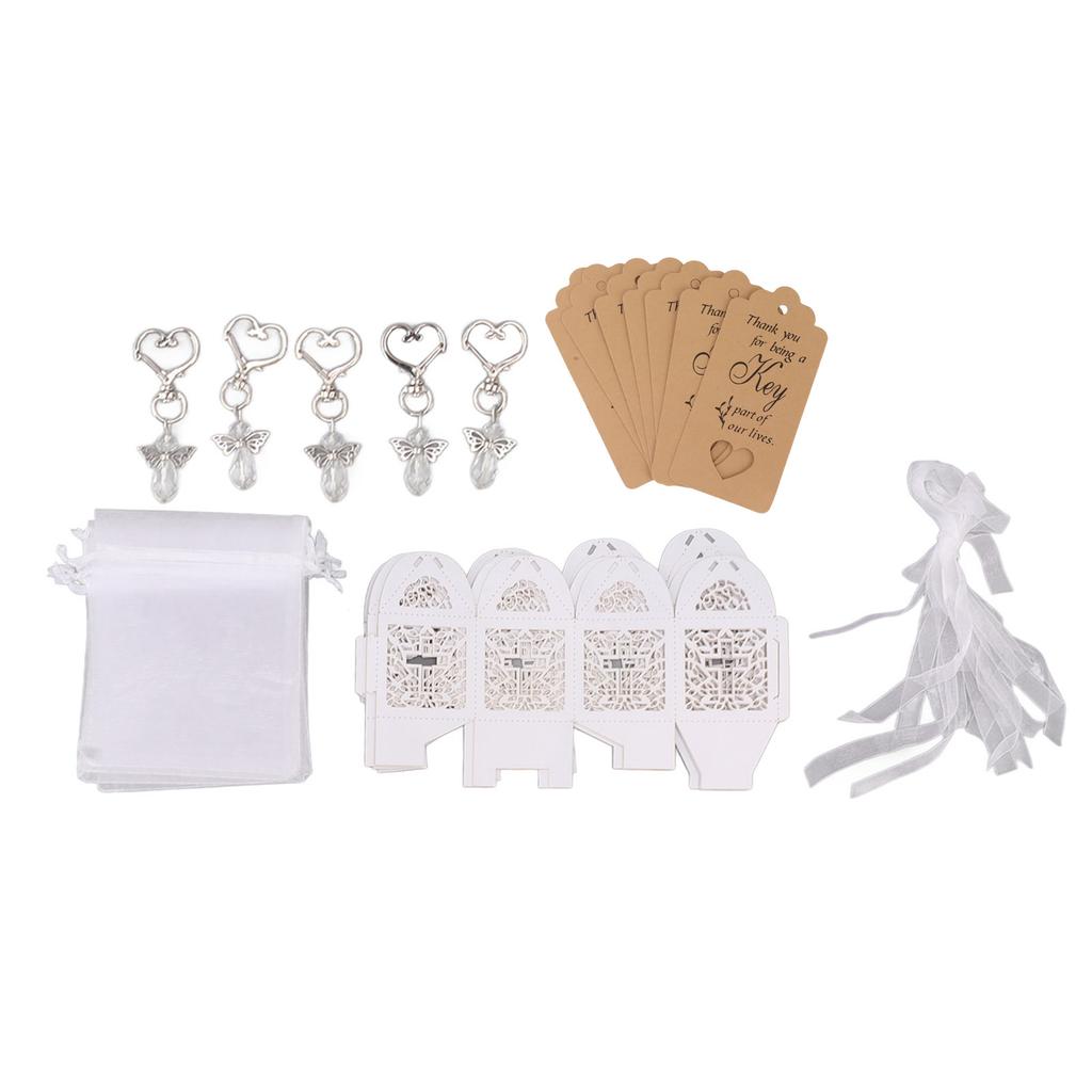 24 ks Andělských přívěsků na klíče jako pozornost pro hosty Roztomilý andělský dárek pro hosty Miminko Dárky na svatební hostinu