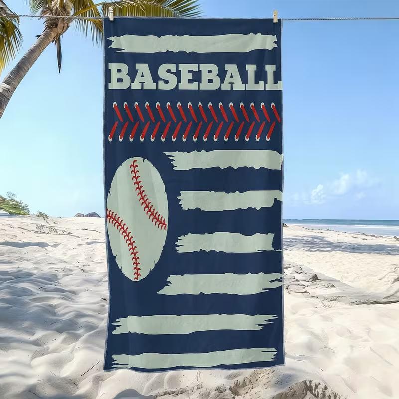 Gamer "Eat Sleep Game Repeat" Beach Towel Funny Retro Gaming Pattern Towel Soft Absorbent Quick Dry Towel