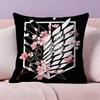 Anime A-Attack On T-Titan Pillow Case Pillowcase Ultra Soft Skin Friendly Fabric Cloud Like Comfort & Concealed Zipper