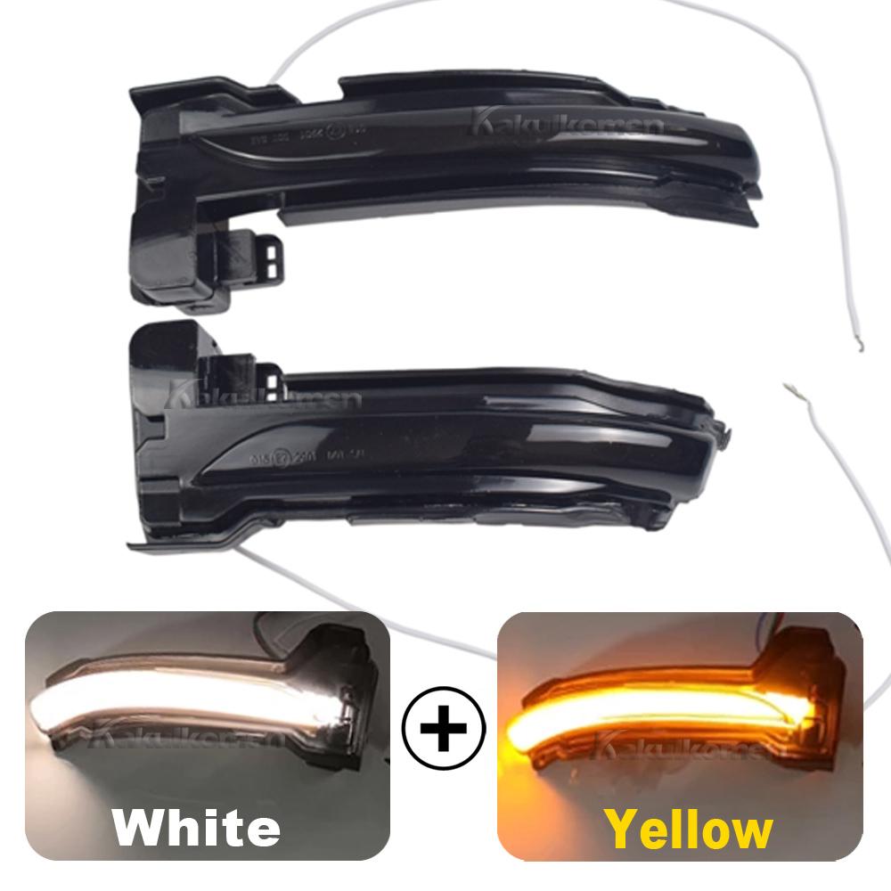 2 Pcs For Ford Focus 4 MK4 2018 2019 2020 Dynamic Turn Signal Lamp Rear Mirror Sequential Blinker LED Side Light Car Styling