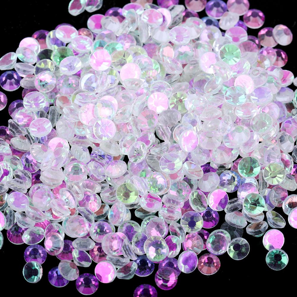 Weichen Aurora Diamond Series Fluorescent Diamond Glass Rhinestone Neon, Luminous Nail Art Jewelry Nail Mobile Phone Accessories