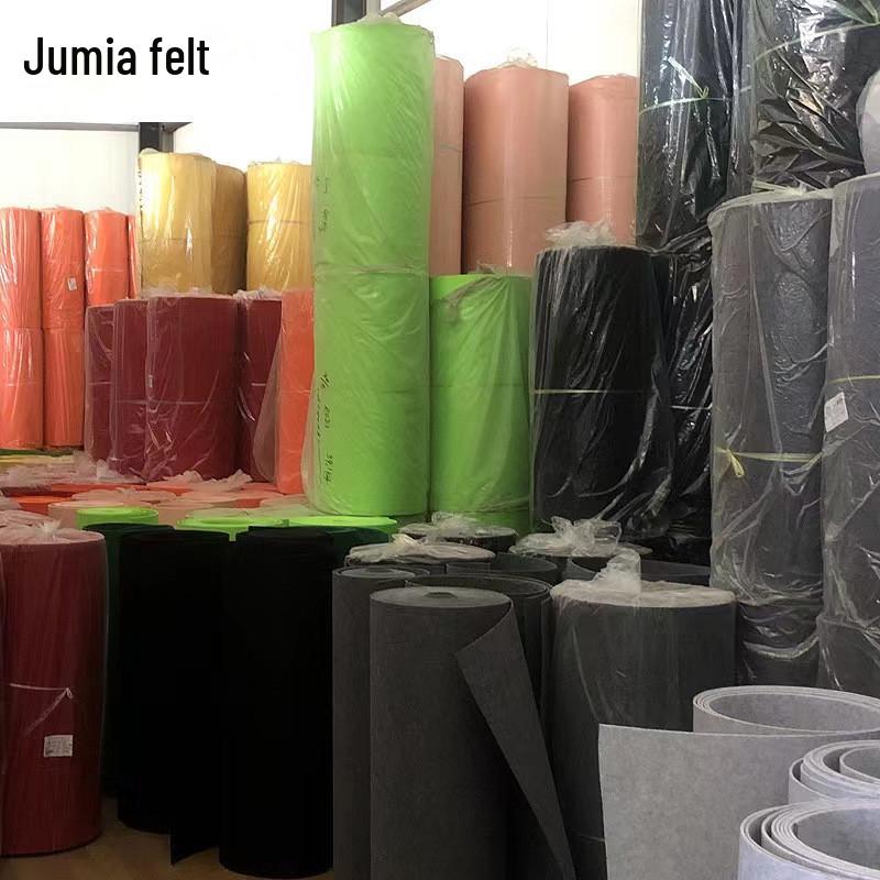 Self-Adhesive Multicolored Cuttable Felt Fabric, 1-3mm, Non-Woven for DIY and Decoration