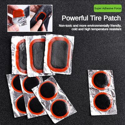 Bike Tire Repair Kit Bicycle Tire Repair Kit Glueless Self-Adhesive Patches Portable