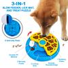 Safe PP Texture Three-layer Puzzle Rotary Dog Feeder Anti-choking Maze Design Interactive Pet Slow Food Bowl Toy