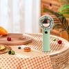 Mini Portable Fan, Powerful Rechargeable Handheld Fan with USB, Silent Travel Pocket Fan for Kids, Girls, Women - Compatible with Personal Use