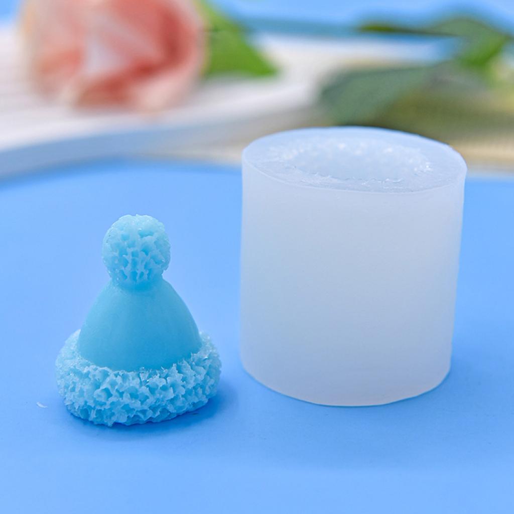 Silicone Mold for Christmas Hat Beautiful Chocolate Cooking Mold Hat Shape Fondant Mold Christmas Cupcake Baking Mold