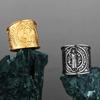 Retro Sint Benedictus Medaille Brede Ring Voor Mannen Roestvrij Staal Metaal Kruis Vintage Punk Gotische Accessoires Zegening Sieraden Cadeau