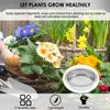 Soil Sieve Set with 9.45inch Diameter 5 Grid Sizes 1/3/6/9/12mm Interchangeable Meshes Stainless Steel Riddle Sieve Set with