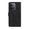 For Xiaomi Redmi 15C 4G (EU) (173mm) Case Calf Texture PU Leather Wallet Phone Cover with Wrist Strap