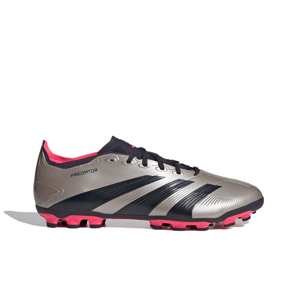 Adidas Predator League Comfortable Versatile Non-Slip Soccer Shoes Unisex Soccer Shoes Gray Black IF6313